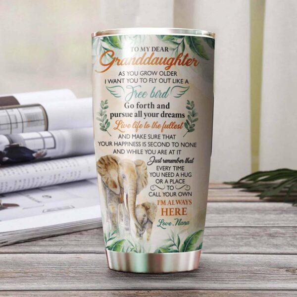 Elephant Live Your Life To The Fullest Personalized Tumbler Product Photo 2