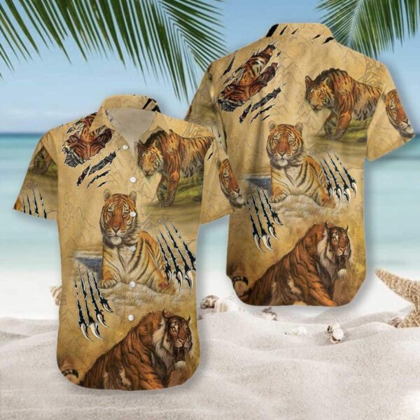 Tiger Claw Hawaiian Shirt Product Photo 1